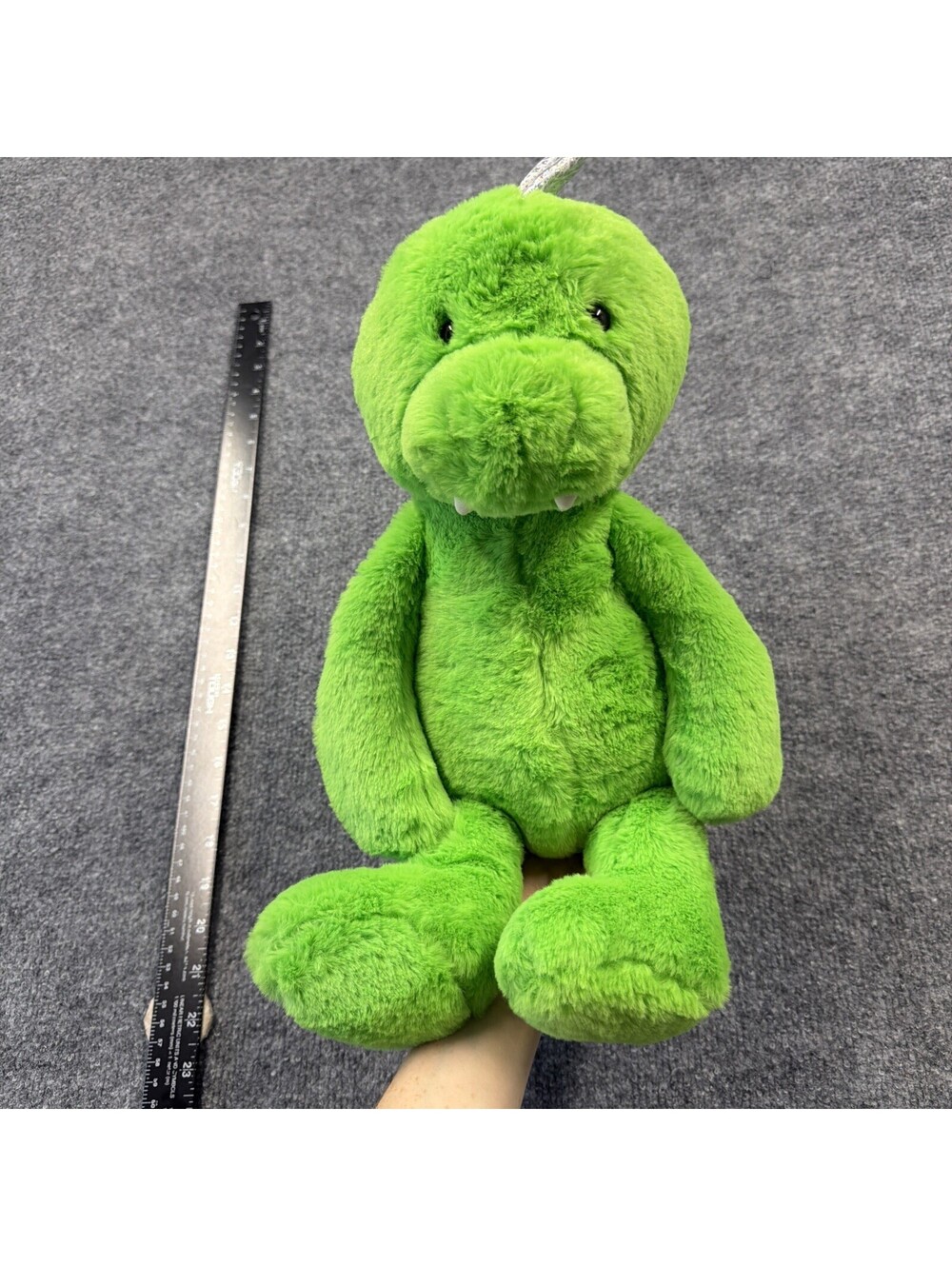 Kid Connection 12" Green Super Soft Plush Dinosaur Toy Stuffed Animal